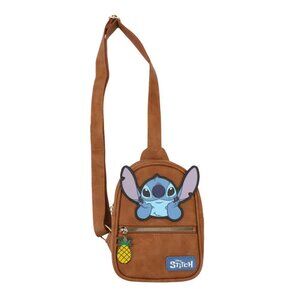 Disney Stitch 3D Sling Bag Purse with Pineapple Charm